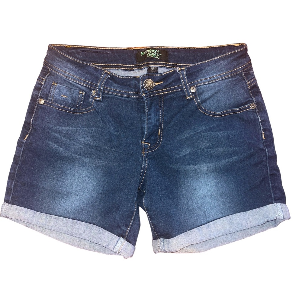 “Harmony + havoc” denim shorts - Picture 1 of 11